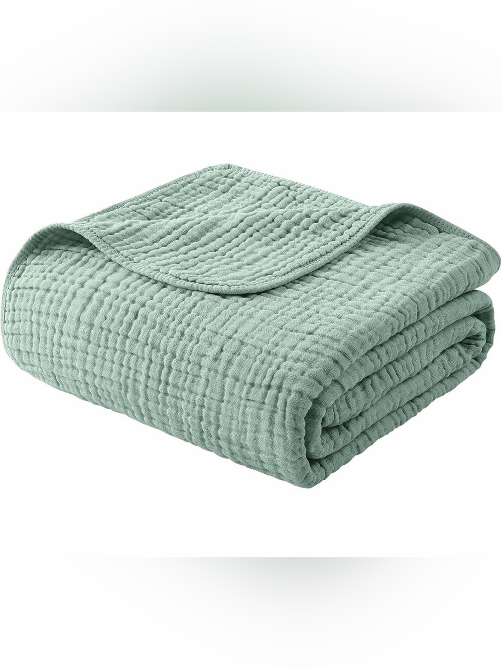 Yoofoss Muslin Blanket 100% Organic Cotton Large Twin Size 60" x 80"